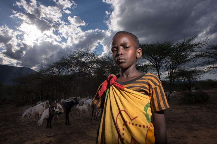 Lchekutis, Maasai Child Shepherds